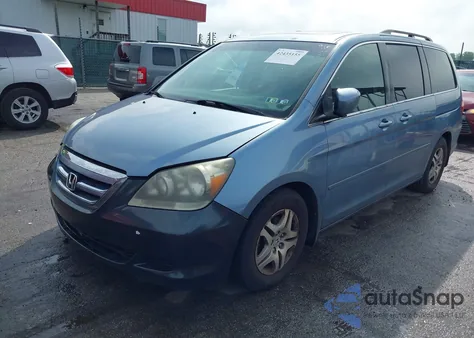 2007 Honda Odyssey Ex-L from USA, damaged, VIN 5FNRL38797B143140